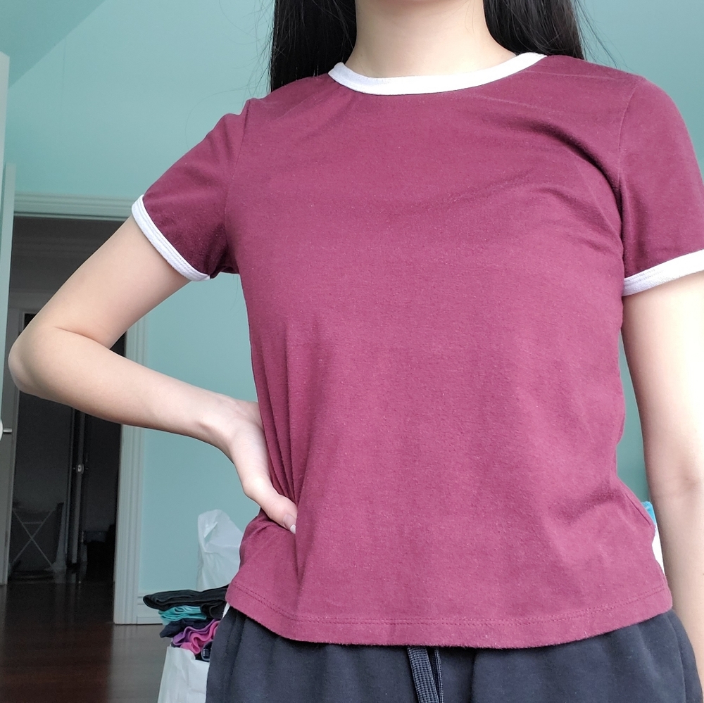 Red Baseball Tee - Picture 3 of 3